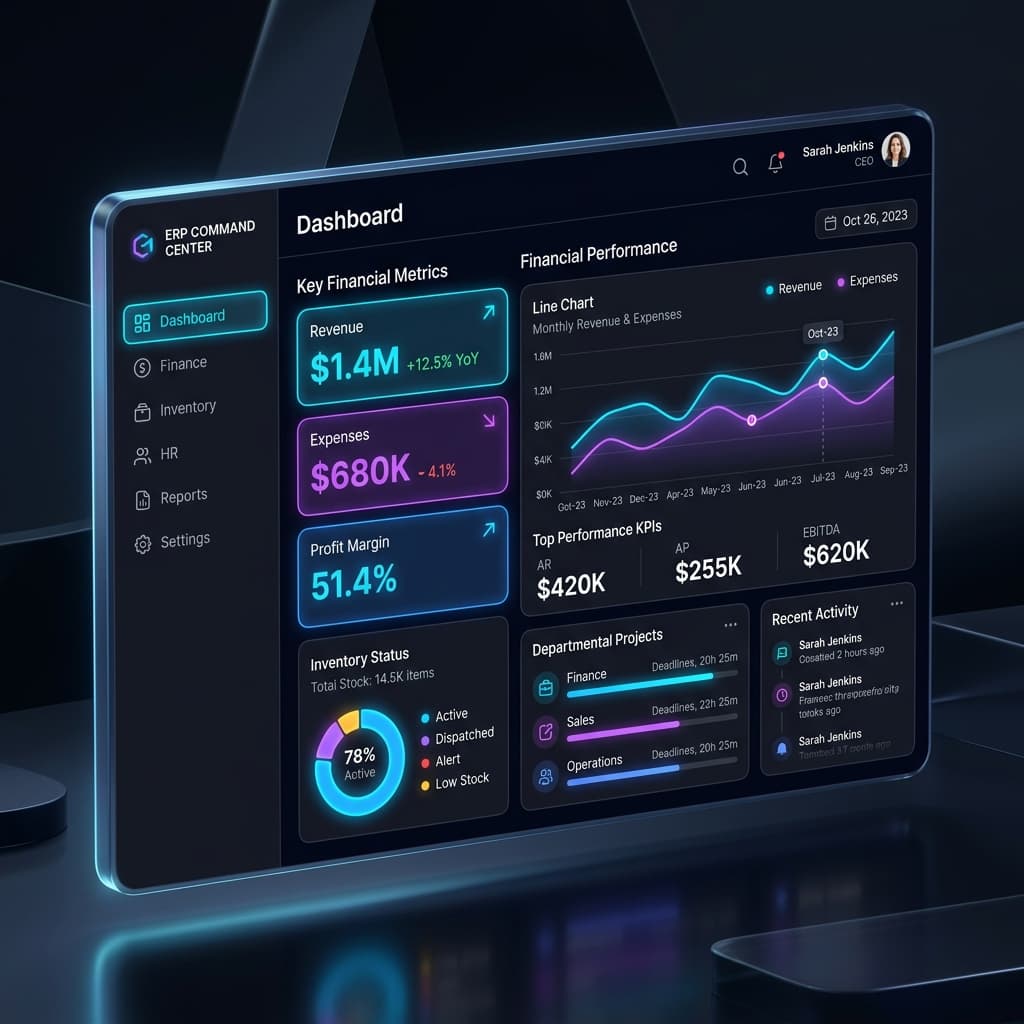 ASRALI Dashboard Mockup